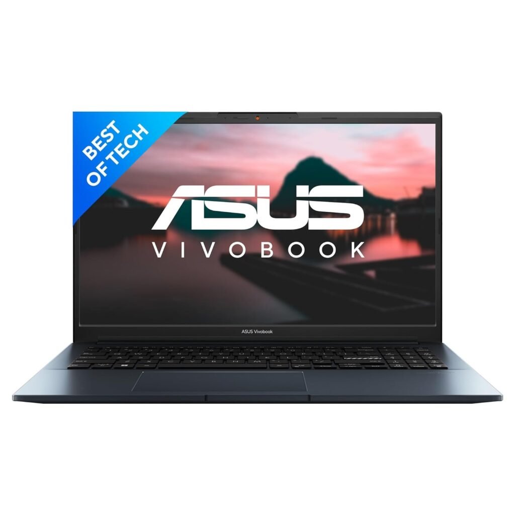 ASUS Vivobook Pro 15, AMD Ryzen 5 5600H, 15.6″ (39.62 cm) FHD, Creator/Gaming Laptop, (16 GB RAM/1TB SSD/4GB RTX 3050/Win11/Backlit/Fingerprint/50WHr /Blue/3.97 kg), M6500QC-HN551WS