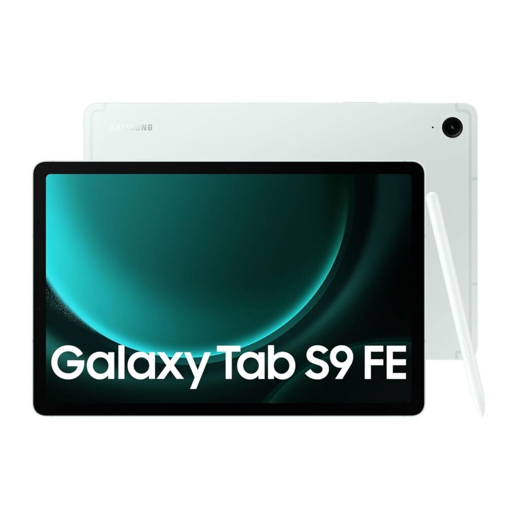 Samsung Galaxy Tab S9 FE 27.69 cm (10.9 inch) Display, RAM 6 GB, ROM 128 GB Expandable, S Pen in-Box, Wi-Fi, IP68 Tablet, Mint