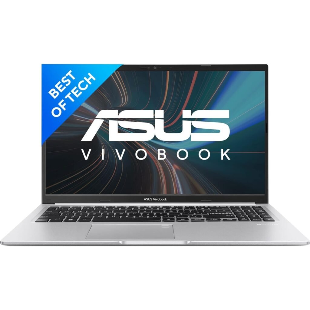ASUS Vivobook 15, Intel Core i5-1235U 12th Gen, 15.6″ (39.62 cm) FHD, Thin & Light Laptop (8GB/512GB SSD/Intel Iris Xᵉ Graphics/Windows 11/Office 2021/Alexa/FP Sensor/Silver/1.7 kg), X1502ZA-EJ515WS