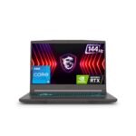 MSI Thin 15, Intel Core i5-12450H, 40CM FHD 144Hz Gaming Laptop(16GB/512GB NVMe SSD/Windows 11 Home/NVIDIA GeForce RTX 3050, Cosmos Gray/1.86Kg), B12UC-1692IN