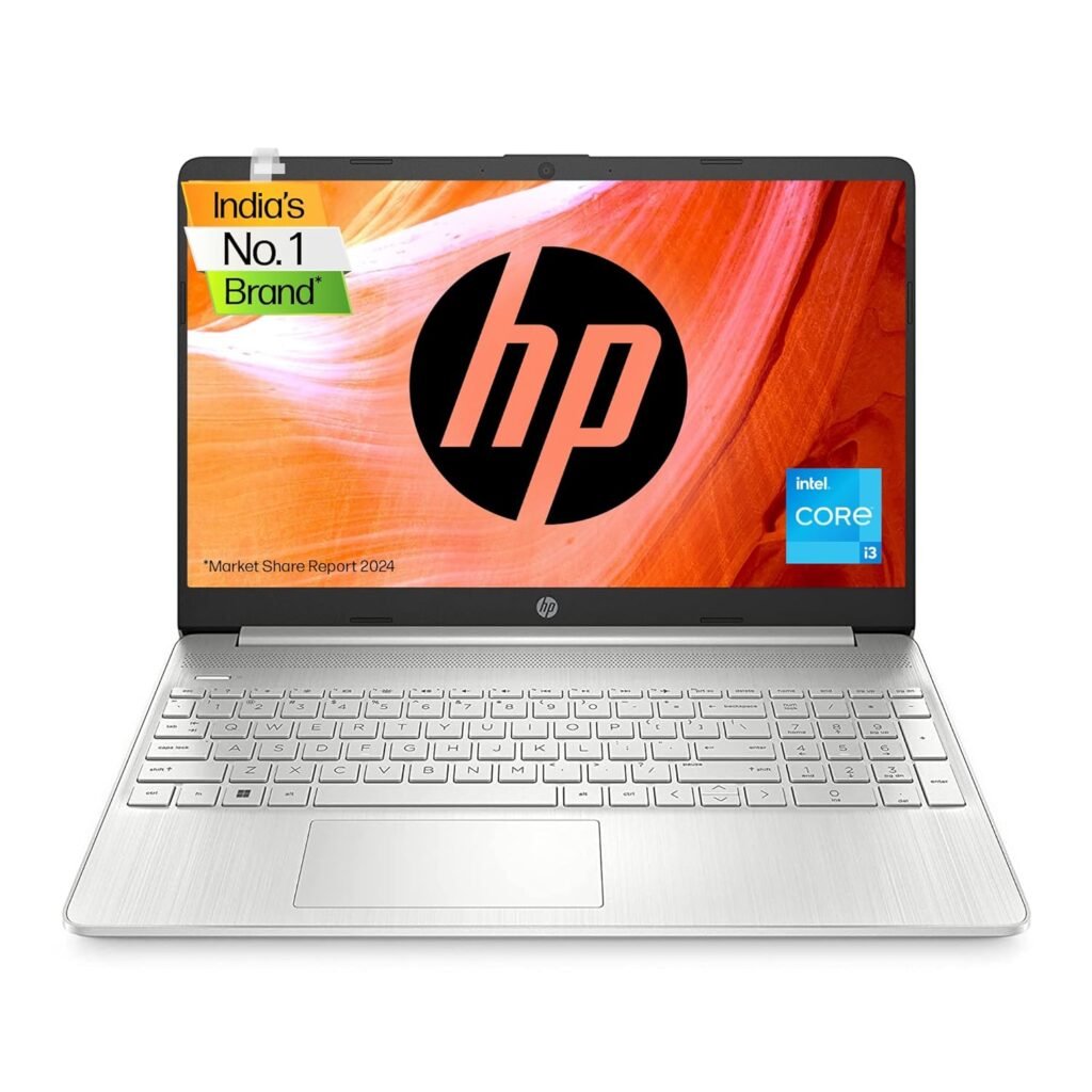 HP Laptop 15s, 12th Gen Intel Core i3, 15.6-inch (39.6 cm), 8GB DDR4, 512GB SSD, Thin & Light, Dual Speakers (Win 11, MSO 2021, Silver, 1.69 kg), fq5007TU / FQ5327TU