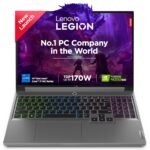 Lenovo Legion 5 Intel Core i7-14650HX 16″ (40.64cm) WQXGA IPS 350Nits 165Hz Gaming Laptop (16GB/1TB SSD/Win 11/Office 2021/NVIDIA RTX 4050 6GB/100%sRGB/Alexa/3 Month Game Pass/Grey/2.3Kg), 83DG004RIN