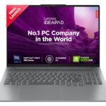 Lenovo IdeaPad Pro 5 Intel Core Ultra 9 185H Built-in AI 16″ (40.6cm) 2K-OLED 400Nits 120Hz Touchscreen Laptop (32GB/1TB SSD/NVIDIA RTX 4050 6GB/Win11/Office/3mon. Game Pass/Grey/1.9Kg), 83D4002PIN