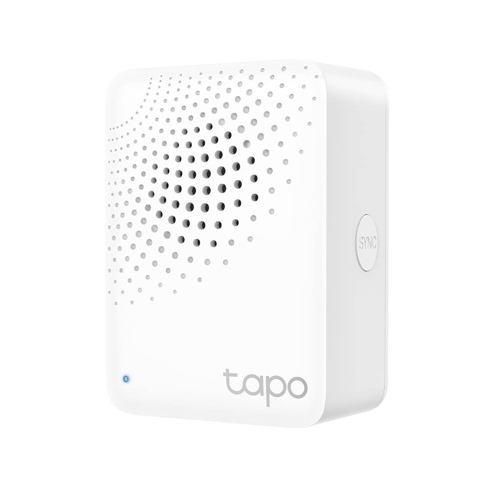 TP-Link Tapo H100 IoT Smart Hub with Chime | Smart Alarm and Doorbell | Smart Actions with Sensors, Switches & Buttons | Connect with up to 64 Smart Devices, Alexa, Google Assistant Compatible