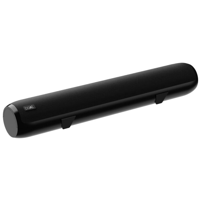 boAt Aavante Bar 610 Bluetooth Soundbar with 25W RMS Signature Sound, 2.0 Channel with Dual Passive Radiators, Upto 7 Hours Playback & Multi Connectivity(Charcoal Black)