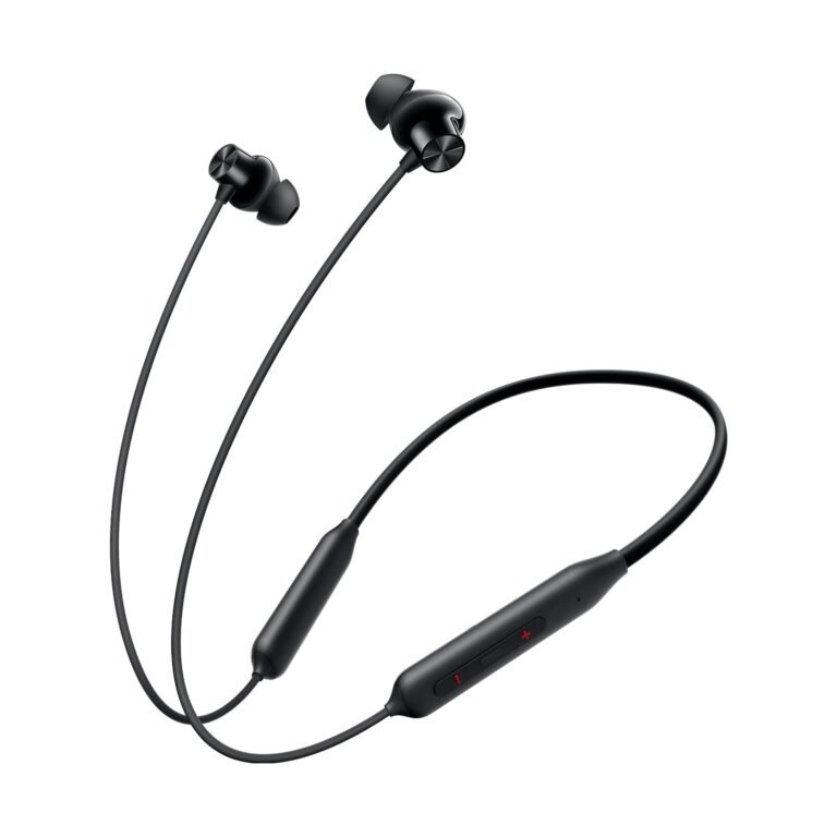 Oneplus Bullets Z2 Bluetooth Wireless in Ear Earphones with Mic, Bombastic Bass – 12.4 mm Drivers, 10 Mins Charge – 20 Hrs Music, 30 Hrs Battery Life, IP55 Dust and Water Resistant (Magico Black)