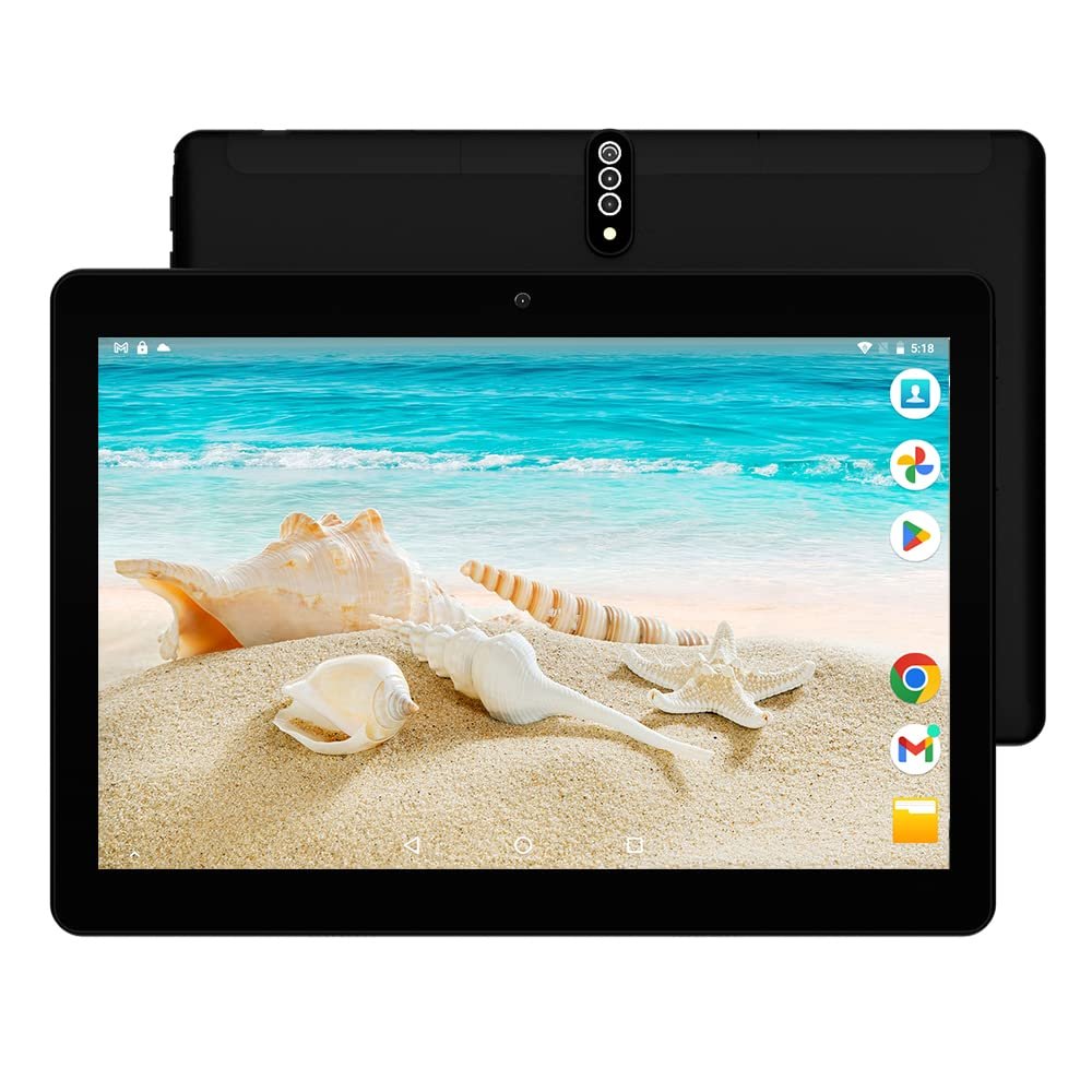 DOMO Slate SL36 OS9 SE 10.1 Inch OctaCore Tablet PC, Dual SIM 4G LTE Volte Calling, 2GB RAM / 32GB Storage, IPS LCD, DualBand WiFi, GPS, Bluetooth Black